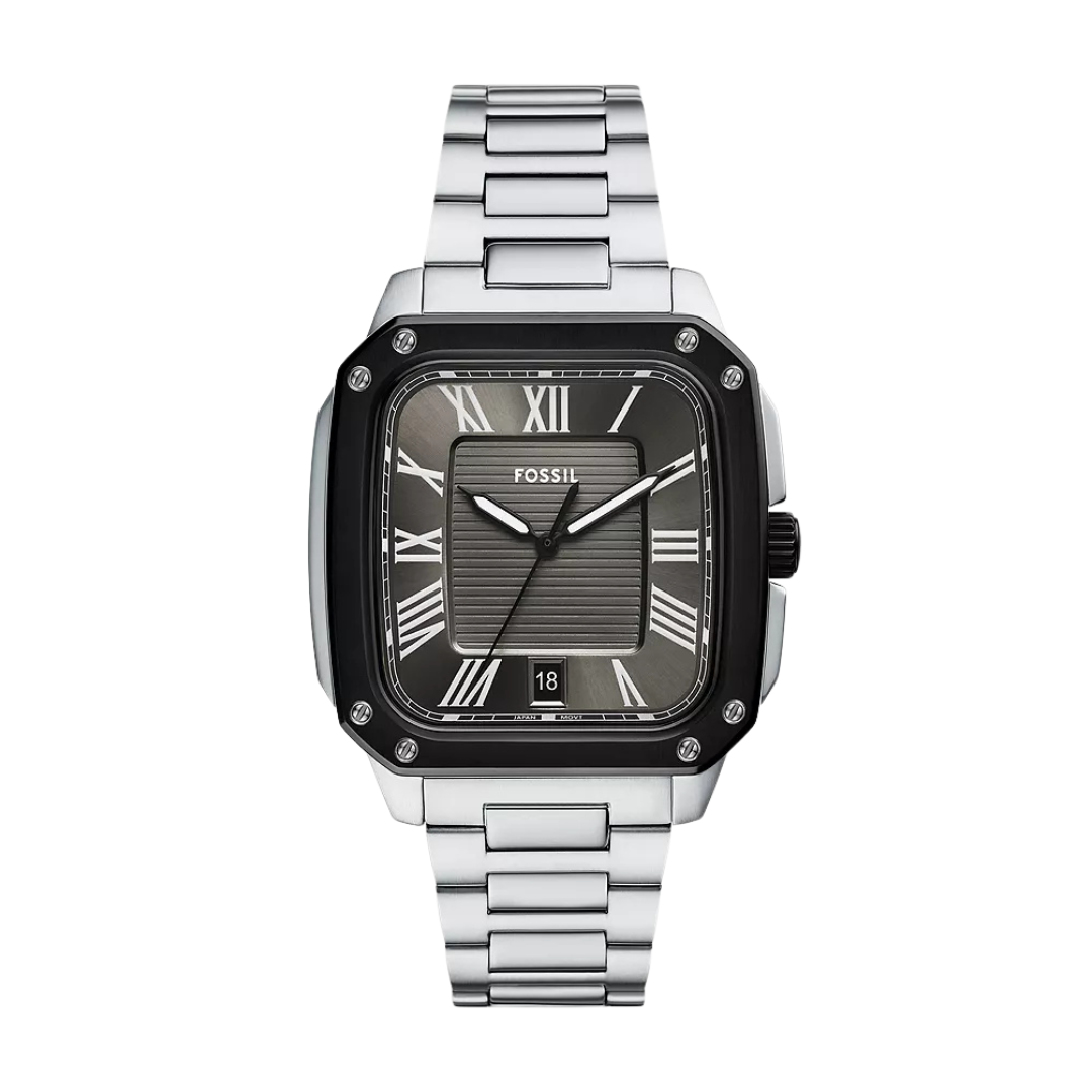 Crosby Three-Hand Stainless Steel Watch