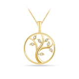 Diamond Tree of Life Pendant
