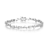 Flower Tennis Bracelet