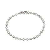 CZ Bezel Tennis Bracelet 3mm