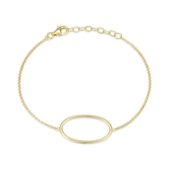 Oval Open Frame Bracelet