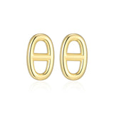 Open Mariner Link Mini Stud Earring