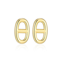 Open Mariner Link Stud Earring