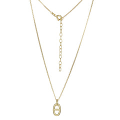 Open Mariner Link Rolo Necklace