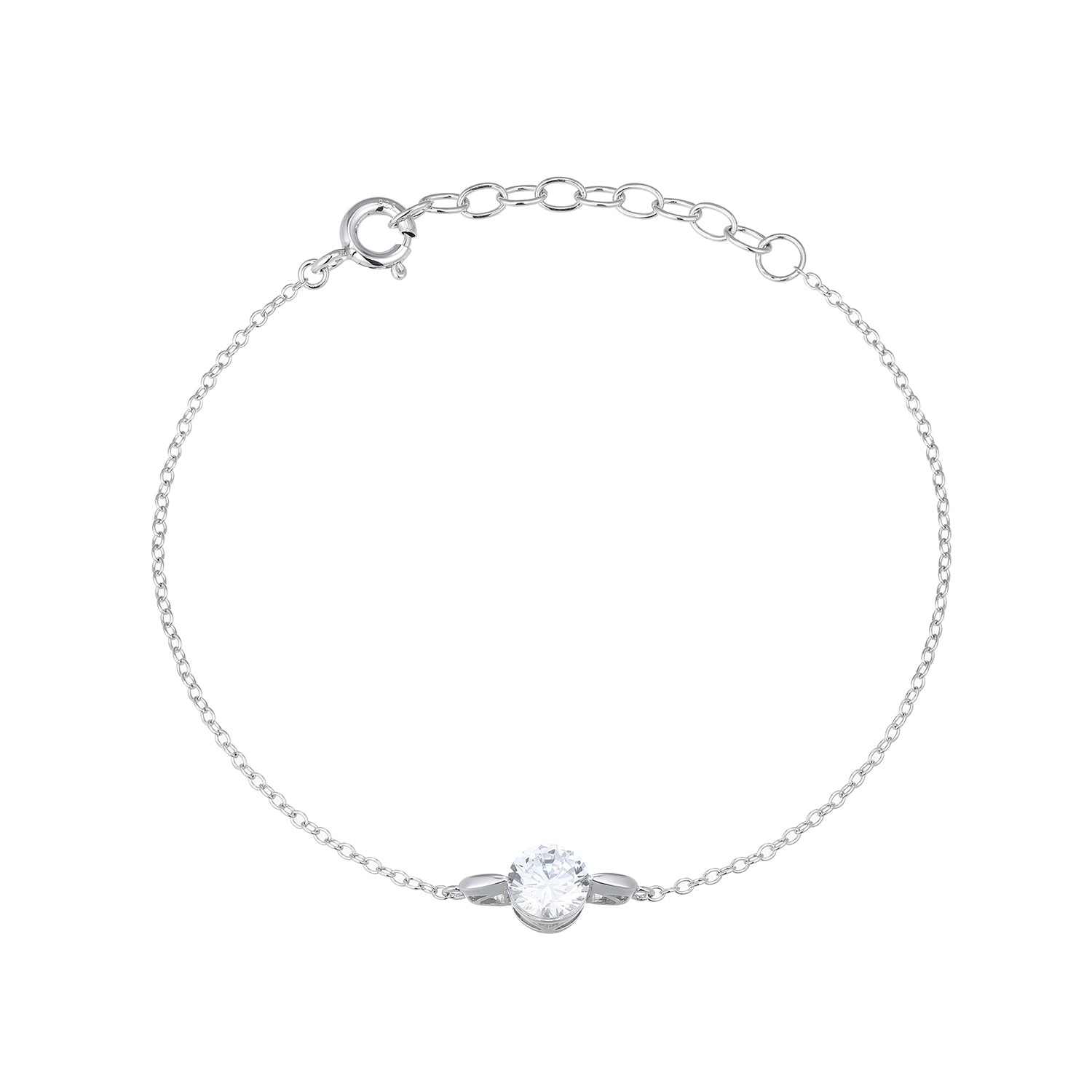 Solitaire Chain Bracelet