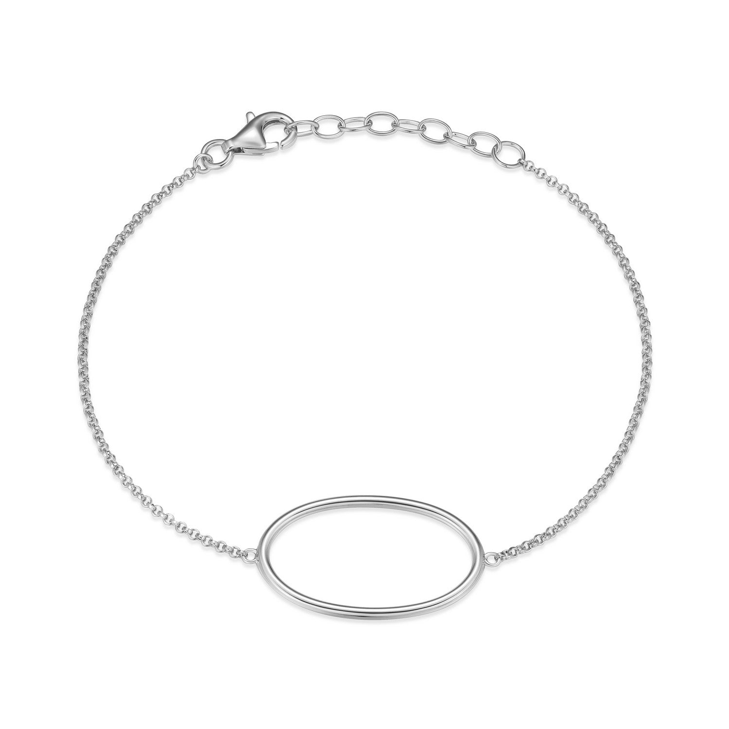 Oval Open Frame Bracelet
