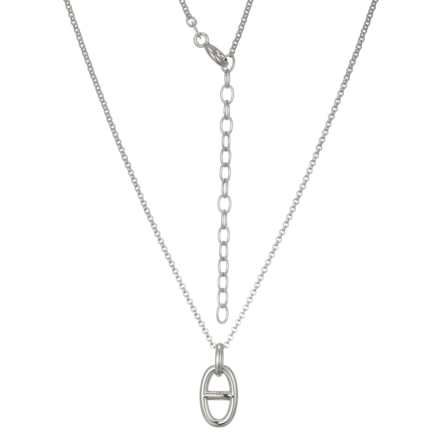 Open Mariner Link Rolo Necklace