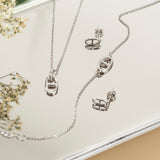 Open Mariner Link Mini Stud Earring