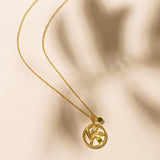 Olive Branch Charm Necklace