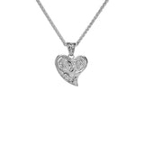 Reversible Heartline Necklace