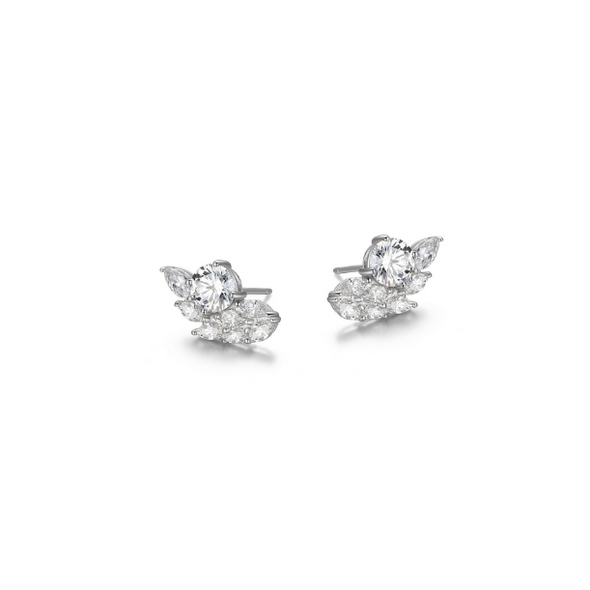 Cluster Round Earring