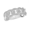 Curb Link Diamond Ring