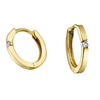 Diamond Huggie Earrings