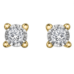 Diamond Solitaire Studs