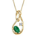 Canadian Diamond & Emerald Necklace
