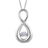 Love in Motion Infinity Diamond Necklace
