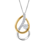Canadian Diamond Scroll Necklace