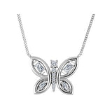 Butterfly Baguette Necklace