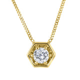 Canadian Diamond Hexagon Pendant