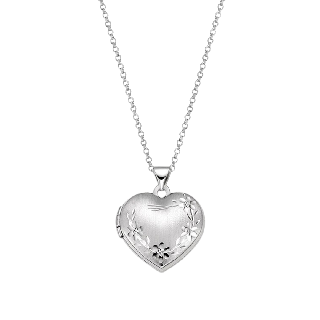 Floral Heart Locket