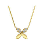 Diamond Wildflower Necklace