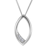 Tear Drop Diamond Pendant