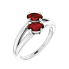 Garnet Double Oval