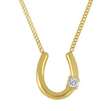 Canadian Diamond Horseshoe Pendant