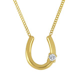 Horseshoe Diamond Necklace