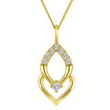 Open Frame Canadian Diamond Pendant