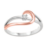 Diamond Swirl Ring