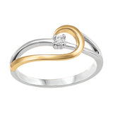 Diamond Swirl Ring