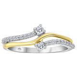 Canadian Diamond Bypass Ring