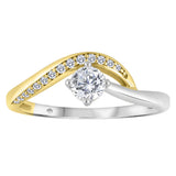 Canadian Diamond Bypass Ring