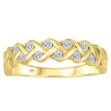 Diamond Leaf Ring
