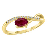 Diamond Ruby Ring