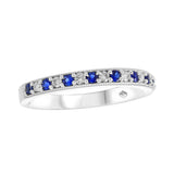 Sapphire and Diamond Band