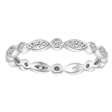 Vintage Marquise & Round Diamond Band