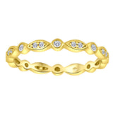Vintage Marquise & Round Diamond Band