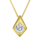 Lab Diamond Kite Pendant