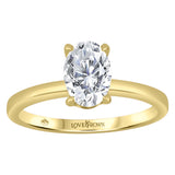 Oval Lab Diamond Ring
