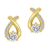 Lab Diamond Drop Studs