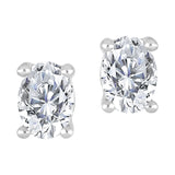 Oval Lab Diamond Studs