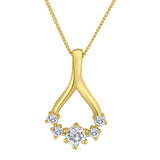 Aura Lab Diamond Pendant