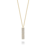 Diamond Pavé Bar Necklace