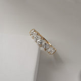 7-Stone Marquise Lab Diamond Band