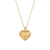 Mini Floral Heart Locket