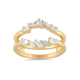 Alternating Diamond Curved Jacket