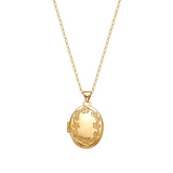Oval Floral Locket