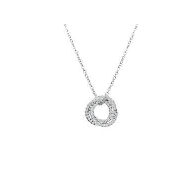 Triple Circle Diamond Necklace